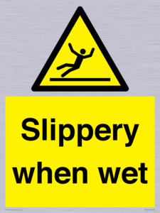 slippery when wet
